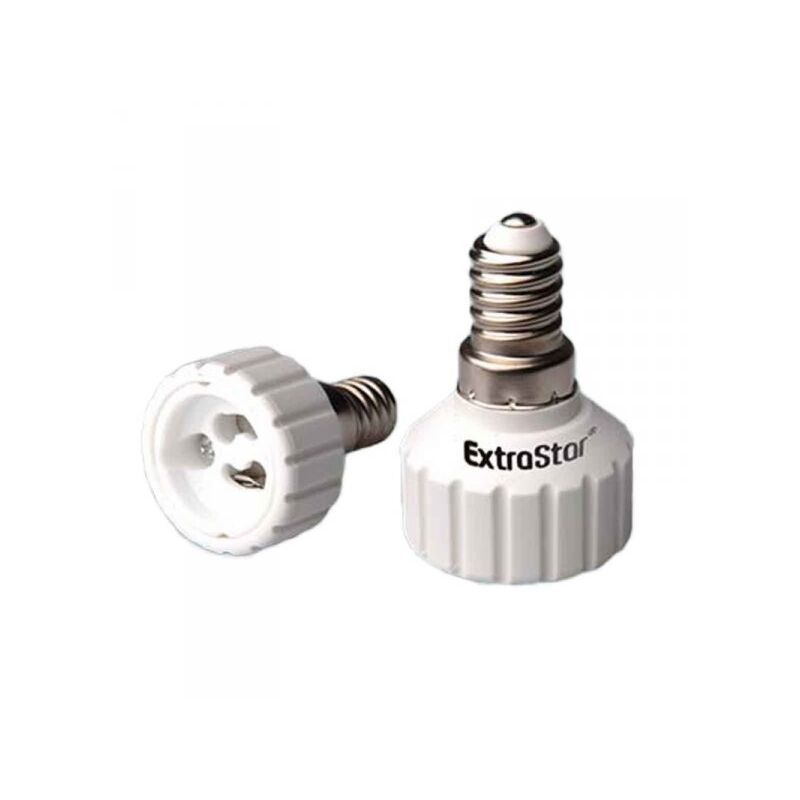 foto del prodotto 2 pezzi portalampade adattatori portalampada convertitore lampada da attacco e14 a gu10