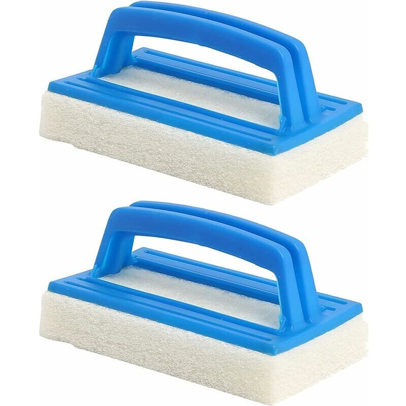 foto del prodotto 2 pezzi spazzola per la pulizia della linea di galleggiamento della piscina spugna per la pulizia della linea di galleggiamento della piscina multifunzionale per la pulizia del rivestimento della pisc