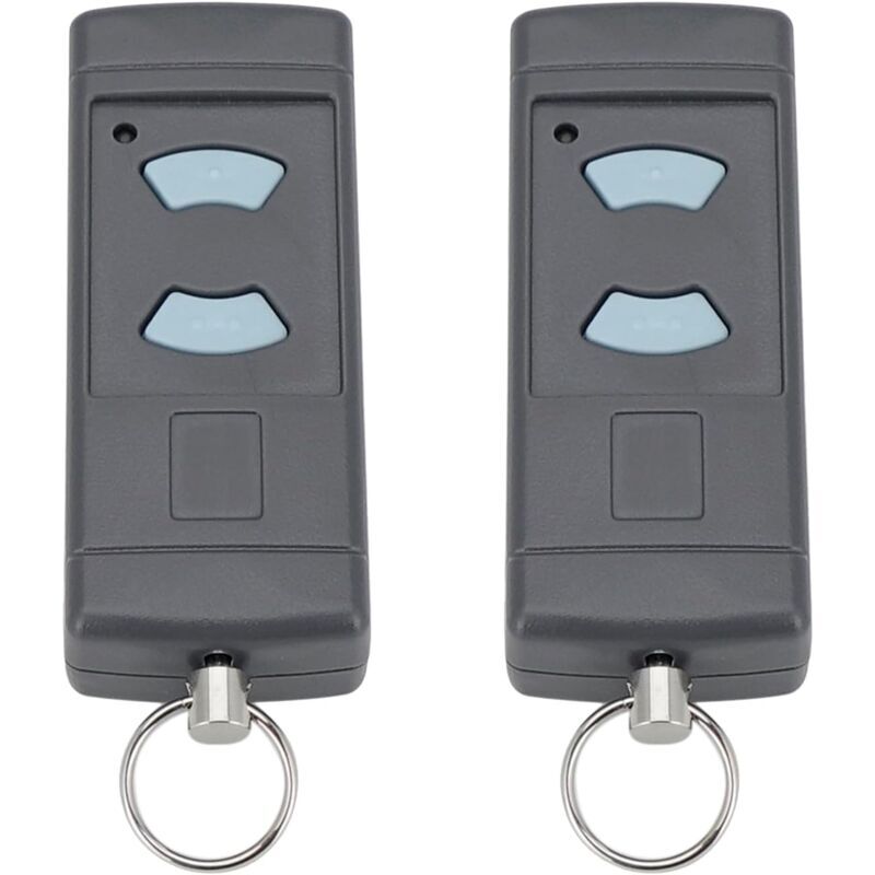 foto del prodotto 2 pezzi trasmettitore telecomando da garage pulsante blu di ricambio 868 mhz per hormann hse2 868 hsm4 868 hse4 868 compatibile con tubauto hsm4 868