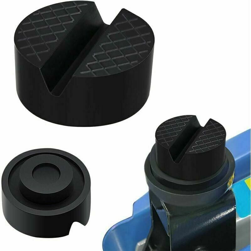 foto del prodotto 2 pezzi universal car jack rubber support block idraulico concavo supporto in gomma blocco