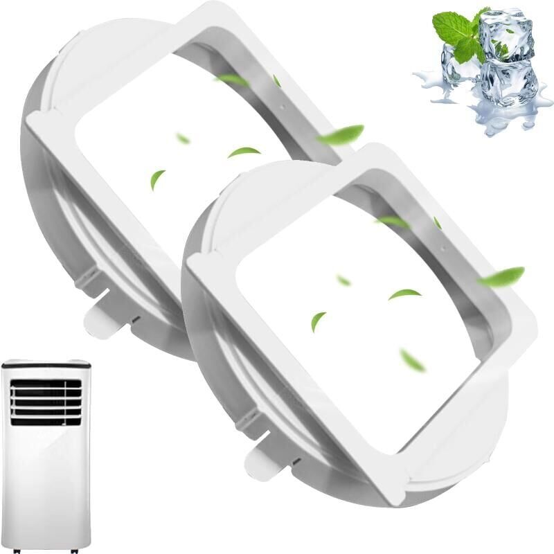 foto del prodotto 2 pi ces climatiseur adaptateur de tuyau de fen tre interface,embout climatiseur mobile d chappement de climatiseur,pour climatiseur mobile 150mm