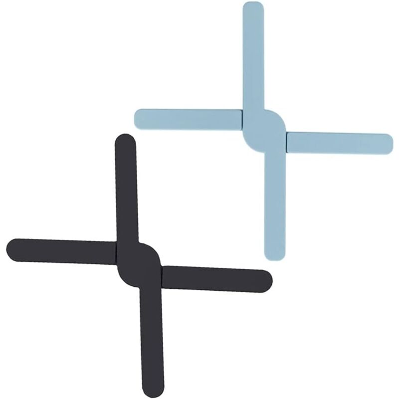 immagine 0 del prodotto 2 piece foldable tripod silicone tripod non slip silicone coaster design foldable tripod silicone pad