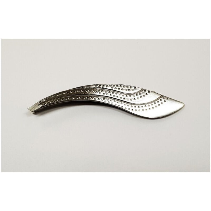 foto del prodotto 2 pinzette acciaio inox curva obliqua sopracciglia pinza precisione depilazione trade shop traesio