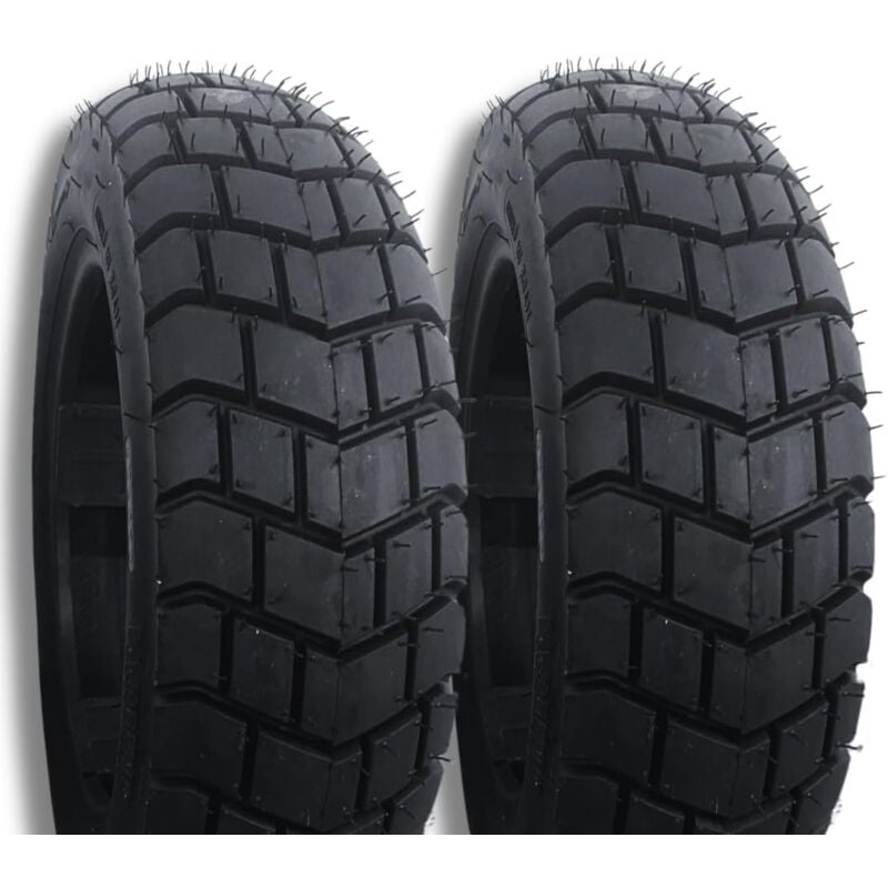 foto del prodotto 2 pneumatici 100 90 10 per piaggio ape 50 moto scooter copertoni egc10tsd rinforzati 8pr gomme 61l