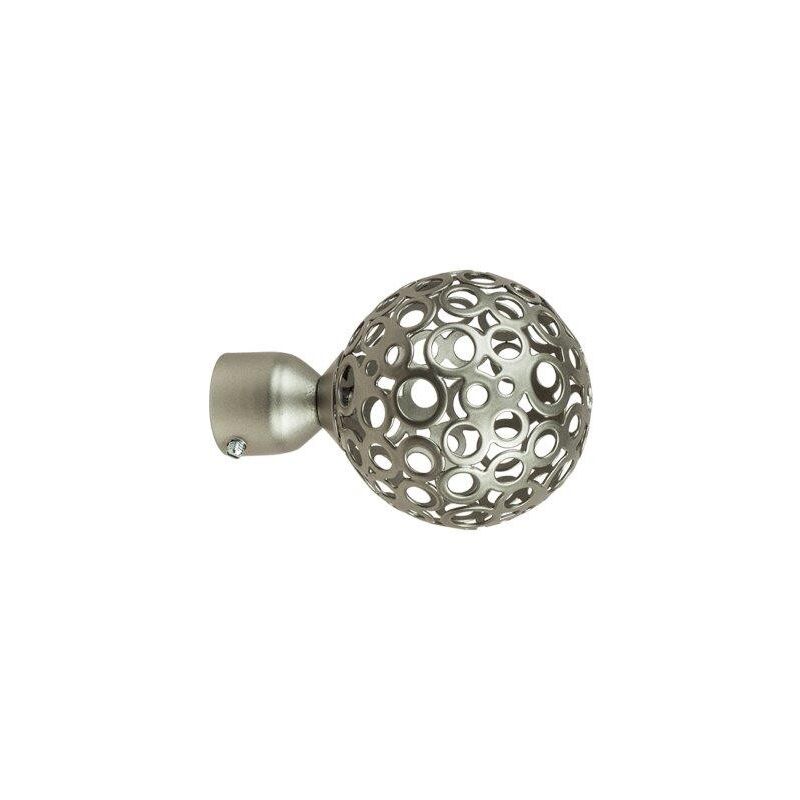 foto del prodotto 2 pomolo boccia fiore nichel