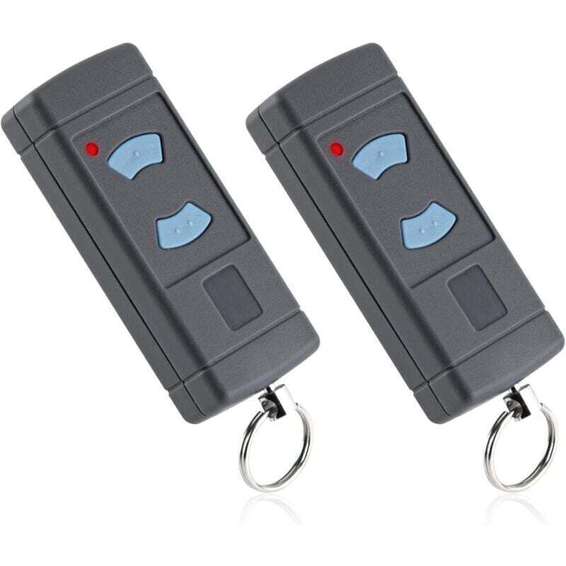 foto del prodotto 2 pulsanti blu 868 mhz trasmettitore da garage di ricambio per hormann hse2 868 hsm4 868 hse4 868 compatibile con tubauto hsm4 868 hs4 868