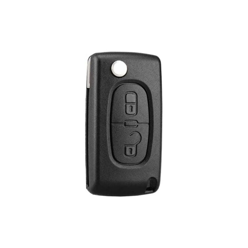 foto del prodotto 2 pulsanti, ce0536) 2 pulsanti guscio chiave compatibile ce0536 chiave pieghevole flip per peugeot 207 307 308 407 408 3008 5008 citroen c2 c3 c4 c5 c6 c8