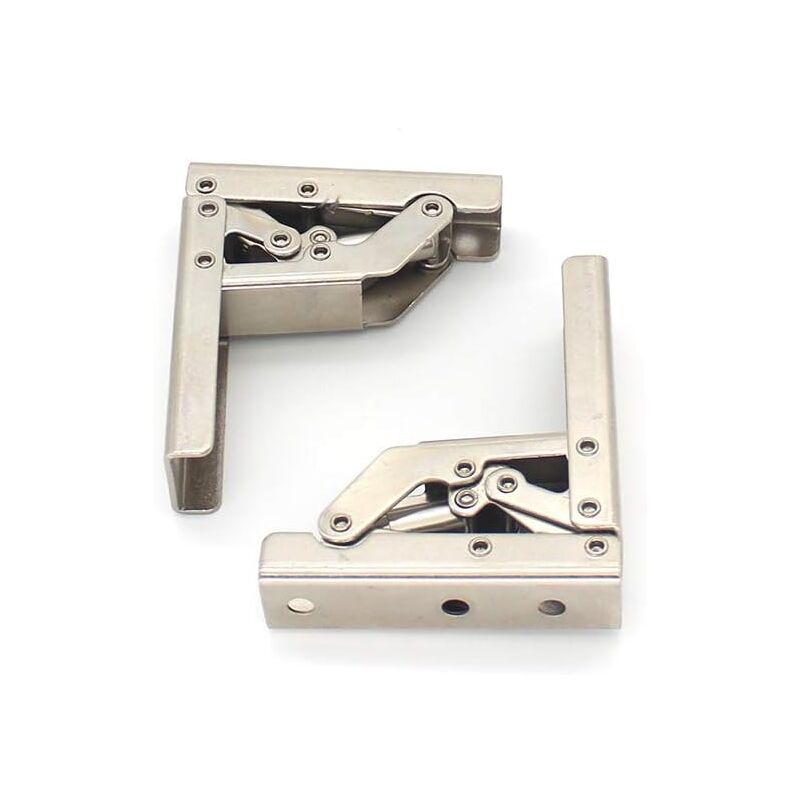 foto del prodotto 2 pz 90 gradi cerniera pieghevole staffa ispessita collegamento cerniera mobile supporto nascosto tavolo telaio mobili accessori