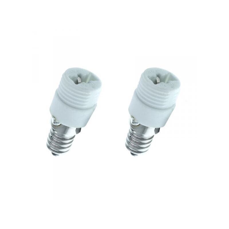 foto del prodotto 2 pz convertitore adattatore portalampada per lampada attacco da e14 a g9