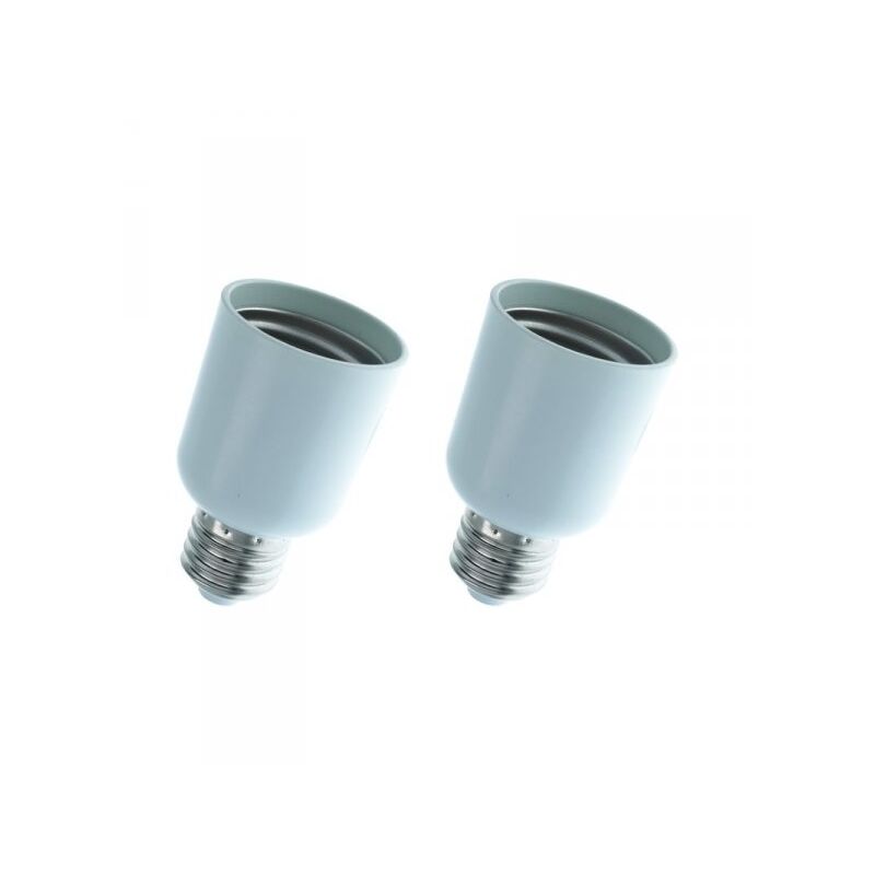 foto del prodotto 2 pz convertitore adattatore portalampada per lampada attacco da e27 a e40