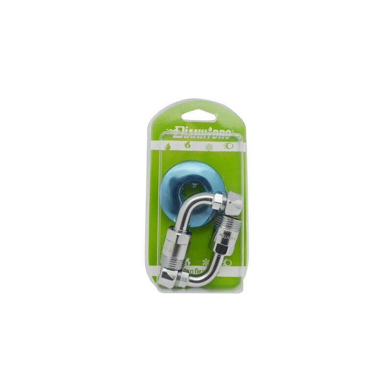 foto del prodotto 2 pz curvette sottolavabo a 90 complete e girevole blister pz. 2 1 2 x 3 8 diam. 10