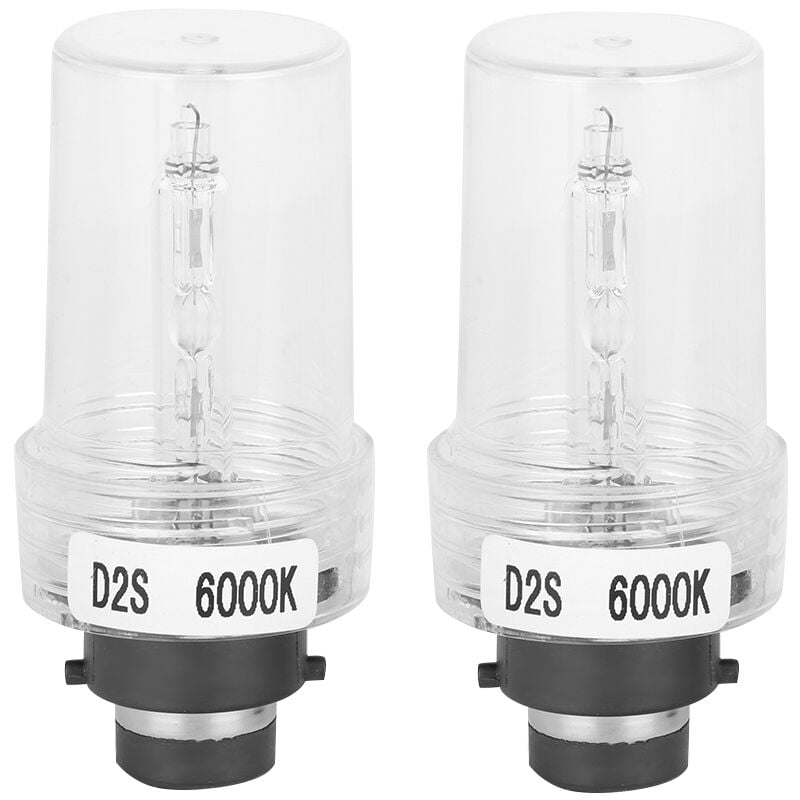 foto del prodotto 2 pz d2s 6000 k 35 w sostituzione auto sicuro luminoso xenon hid lampadina per fari eosnow