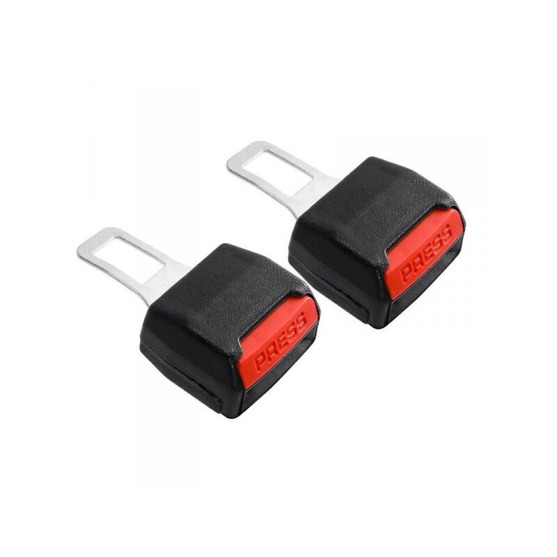 foto del prodotto 2 pz ganci prolunga cintura sicurezza universale beep stop blocca allarme auto