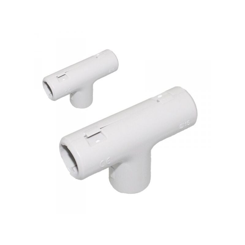 foto del prodotto 2 pz giunto t ispezionabile reversibile per tubo rigido 16mm ip40