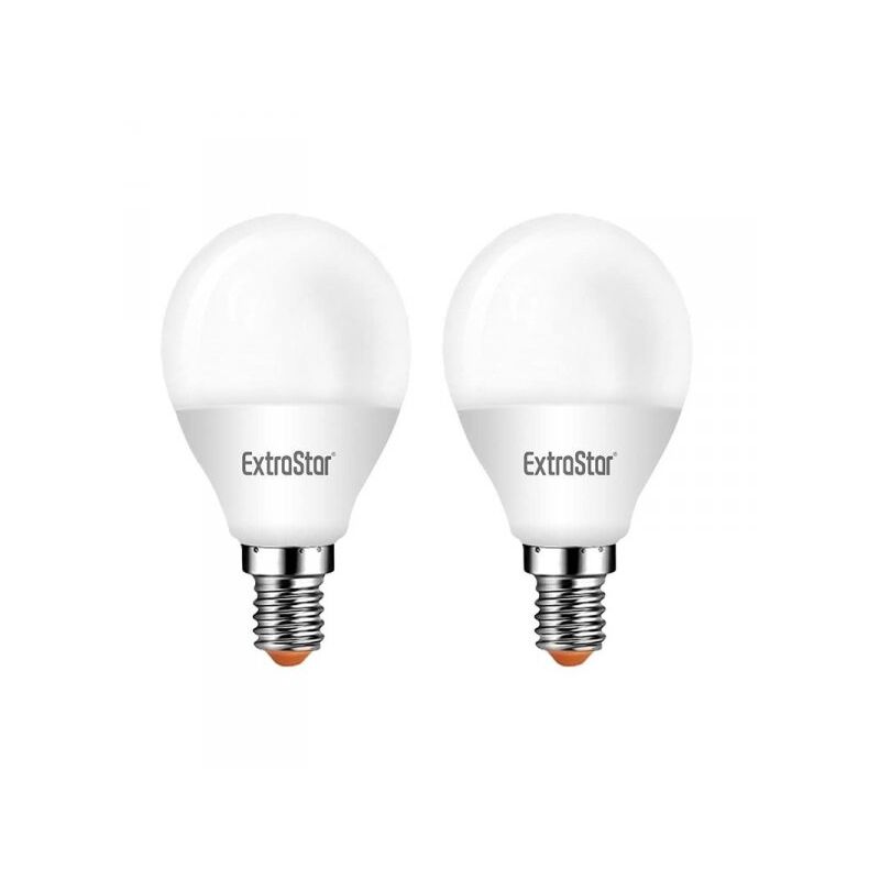 foto del prodotto 2 pz lampada a led e14 p45 6w bianco neutro 4200k 480 lumen