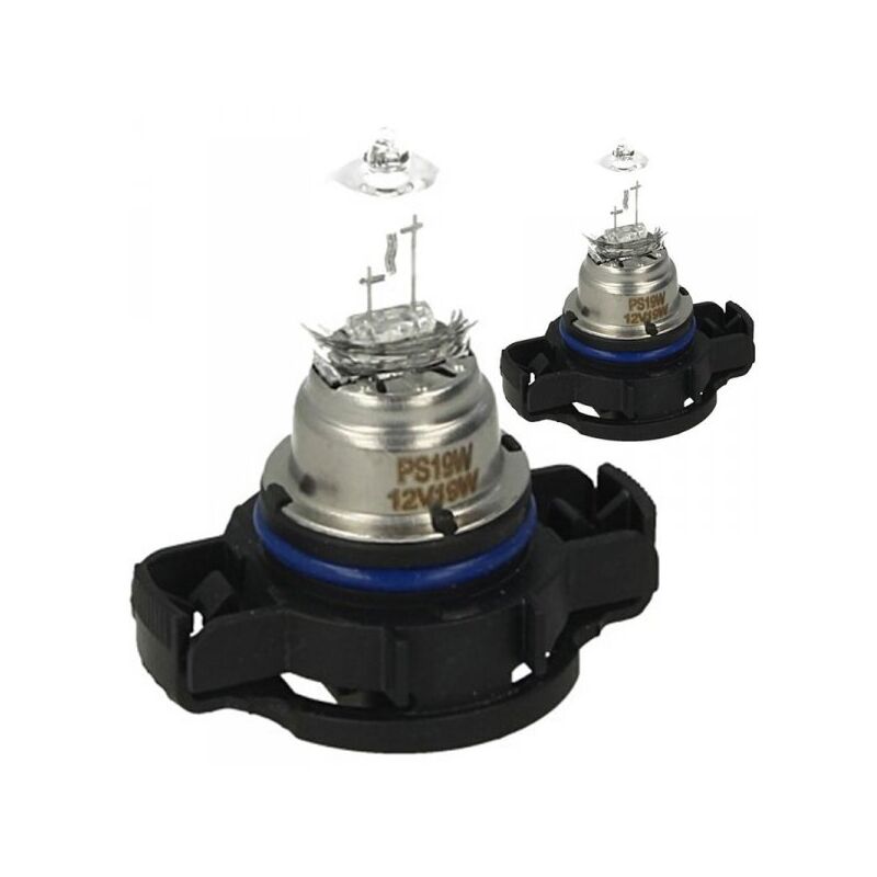 foto del prodotto 2 pz lampada alogena, lampadina ps19w 12v 19w pg20 1 clear compatibile philips 12085ll c1