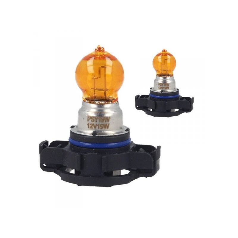 foto del prodotto 2 pz lampada alogena, lampadina psy19w 12v 19w pg20 2 amber compatibile philips 122745nac1