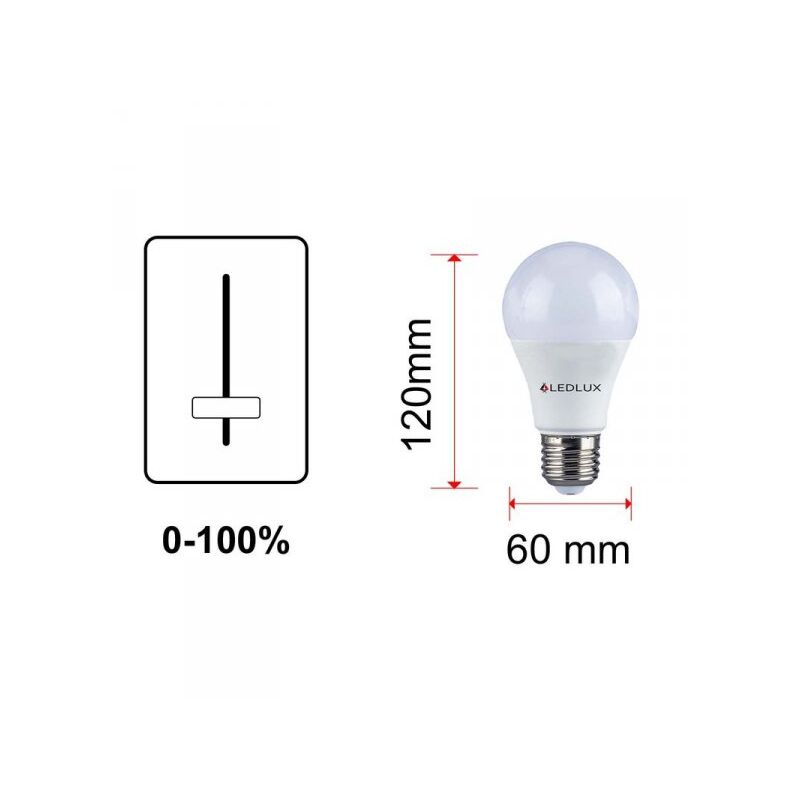 foto del prodotto 2 pz lampada led e27 dimmerabile triac dimmer 12w 220v bianco caldo 3000k 1050 lumens
