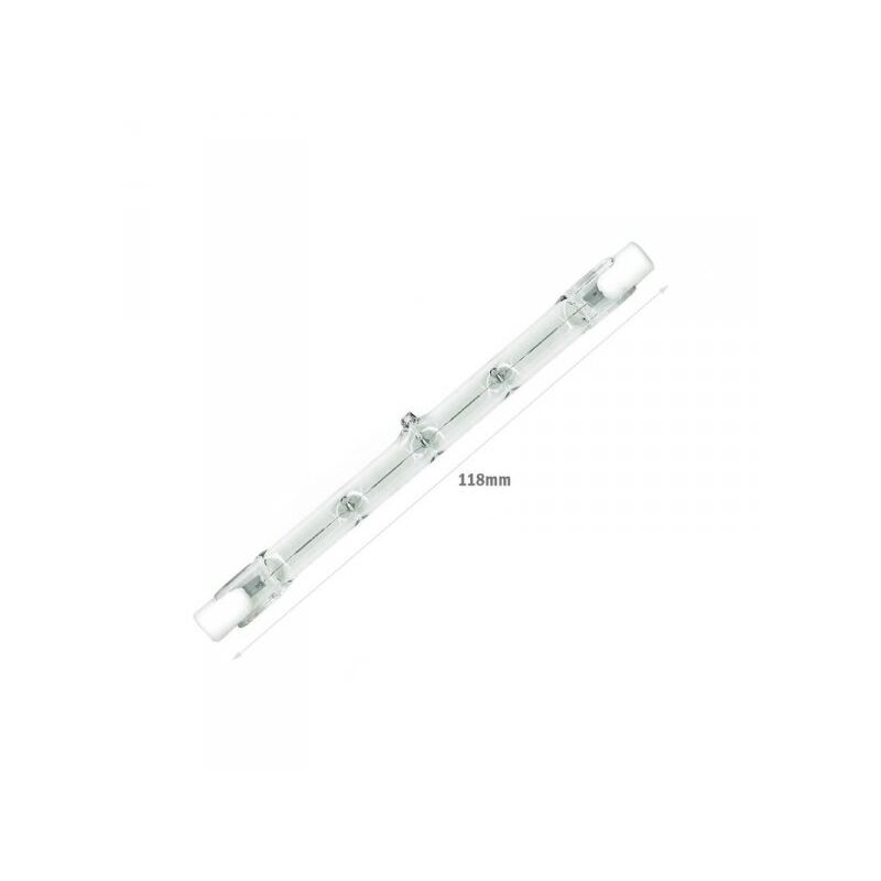 foto del prodotto 2 pz lampade alogena dimmerabile, lampada r7s 118mm 120w 2215 lumen bianco caldo 2800k