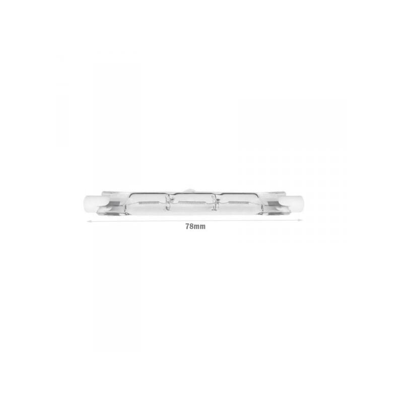 foto del prodotto 2 pz lampade alogena dimmerabile, lampada r7s 78mm 120w 2215 lumen bianco caldo 2800k