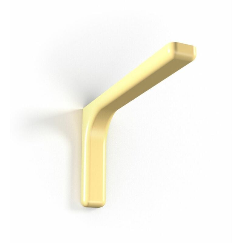 foto del prodotto 2 pz reggimensola supporto staffa mensola plastica metallo 24cm frassino