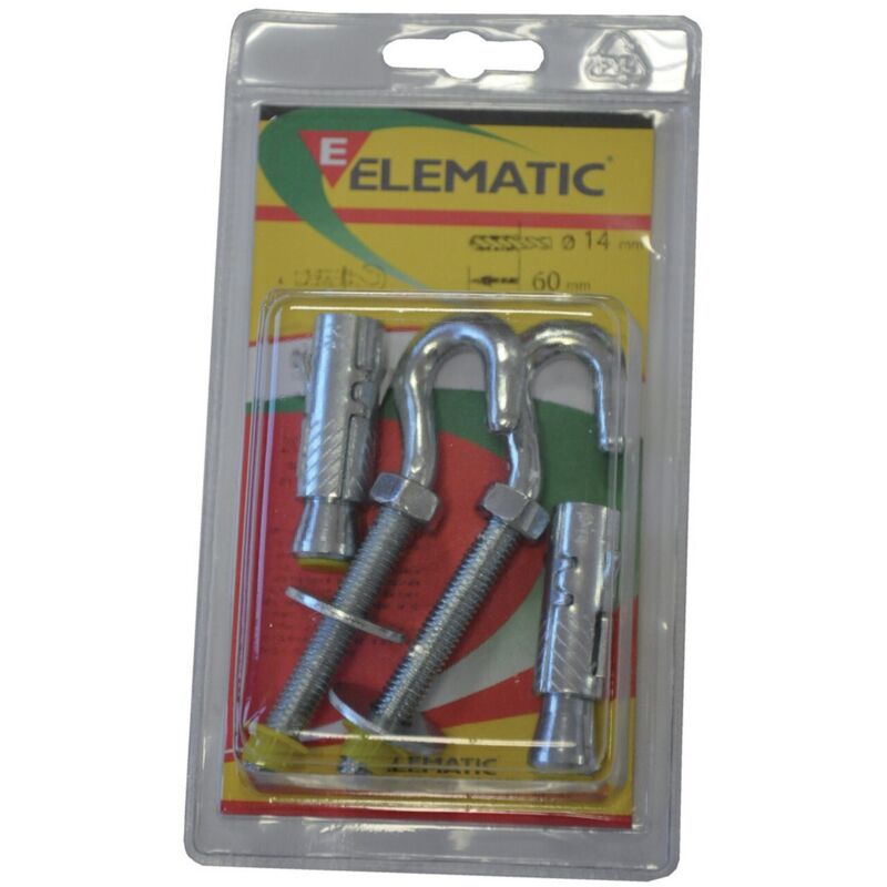 foto del prodotto 2 pz tasselli efpm/g8 fischer m6 elematic tassello ancorante 14x55 mm