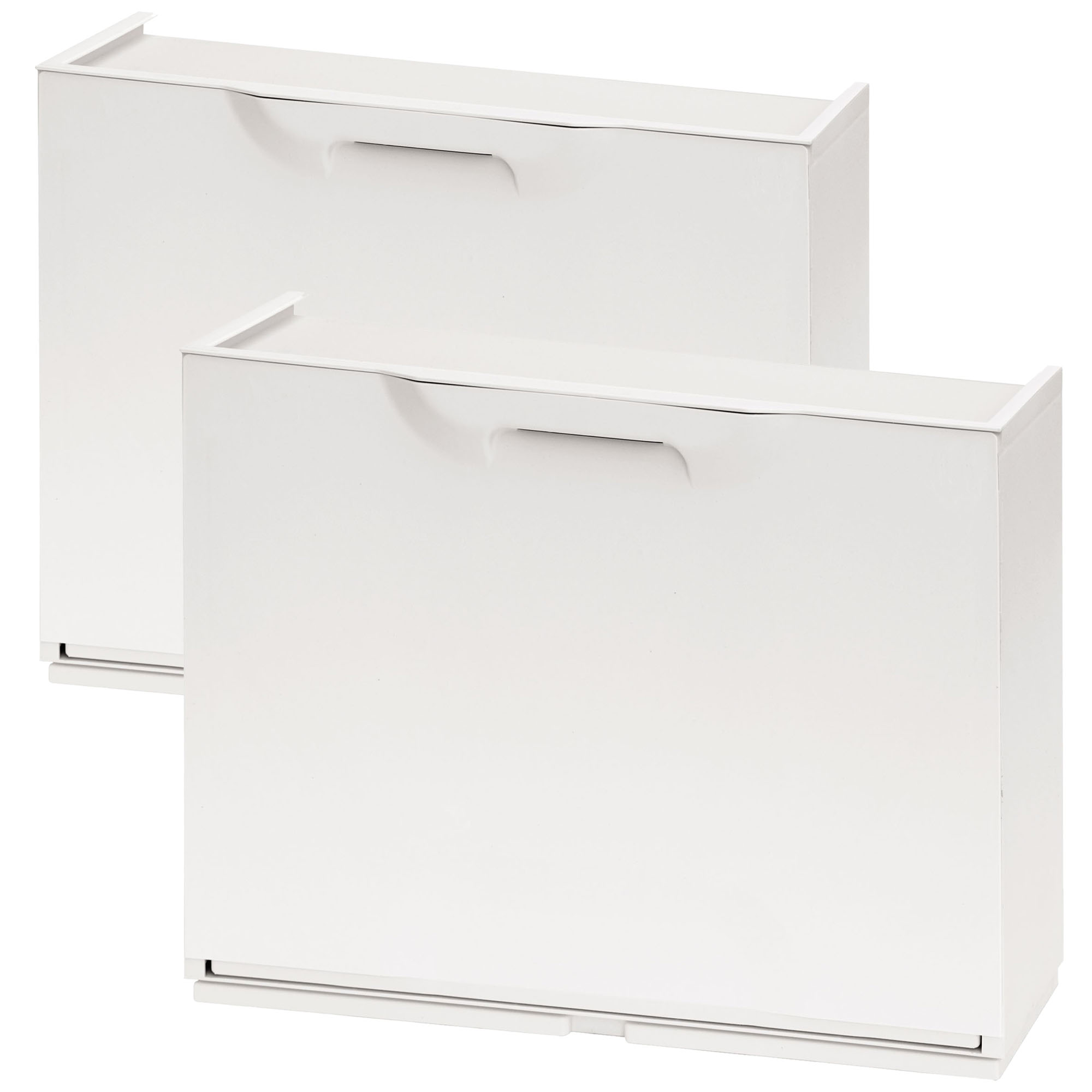 foto del prodotto 2 scarpiera in polipropilene wellhome unika 40.1x51x17.3 cm bianco