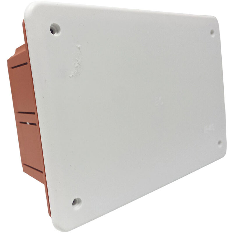 foto del prodotto 2 scatola di derivazione cassetta da incasso con coperchio e viti scatola per apparecchiature elettriche ip40 152x100x70 mm