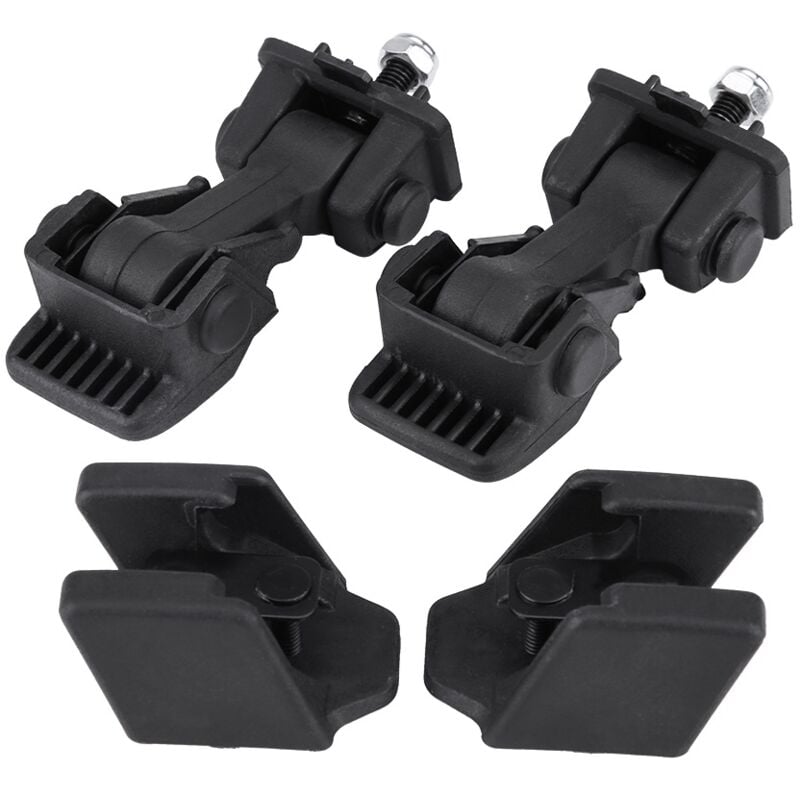 foto del prodotto 2 set di chiusure e staffe di sicurezza per chiusura cofano per jeep wrangler tj 97 06 55176636ad 55395652ac eosnow