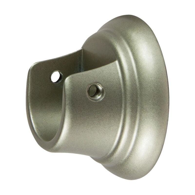 foto del prodotto 2 supporti nichel laterali per tubo tenda diametro 20 mm