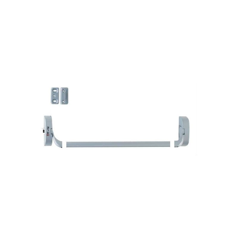 foto del prodotto 2 supporti per barre idea 1 meccanismo h b 1 serratura iseo e spessori bianco non ignifugo 9414000405