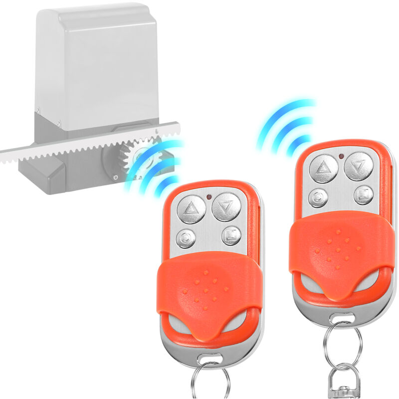 foto del prodotto 2 telecomandi keypop 433 mhz altamente resistenti per motori di cancelli e o azionamenti di cancelli scorrevoli per garage swanew