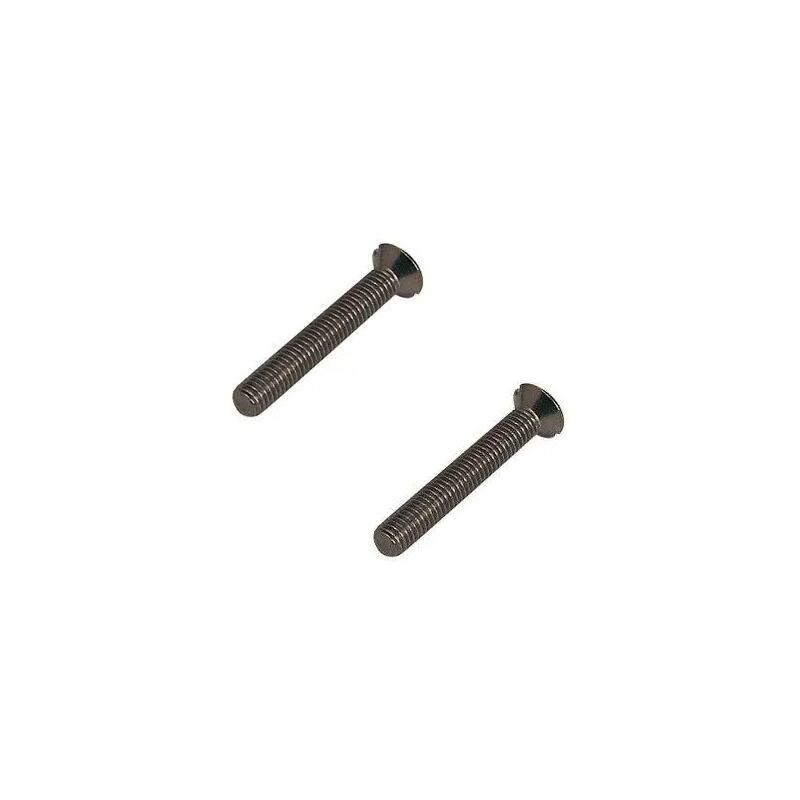 foto del prodotto 2 viti in acciaio inox diametro 6 l.100 mm per tappi di scarico in gres di forte spessore