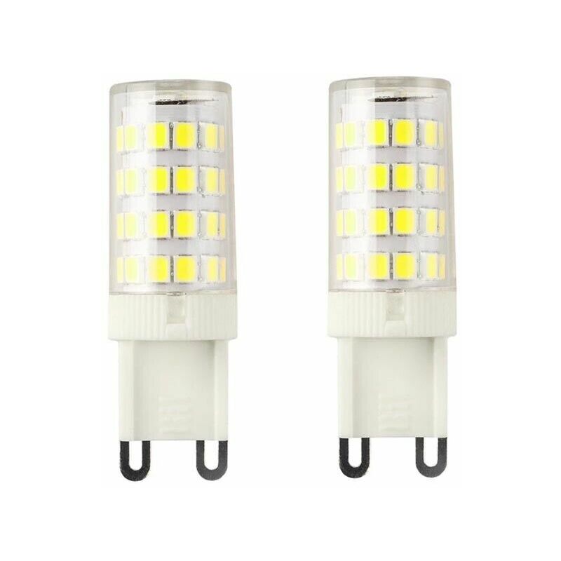 foto del prodotto 2 x lampadina led g9 4 w 48 w luce bianca 6500k per lampadario applique