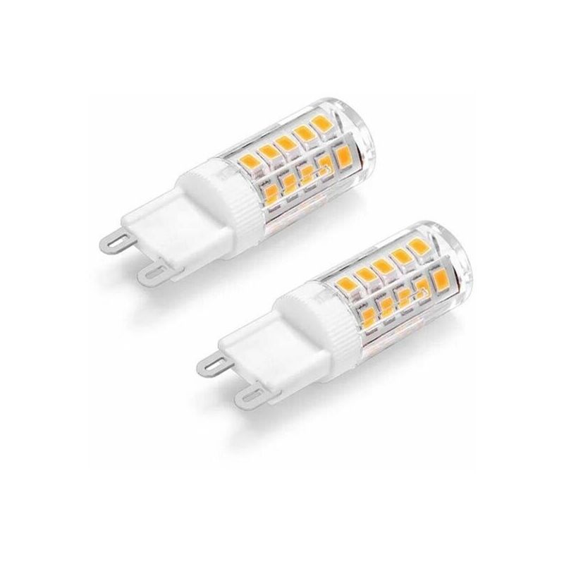 foto del prodotto 2 x lampadina led g9 4 w 48 w luce calda 3000k per lampadario applique