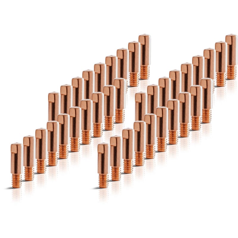 foto del prodotto 2 x punte di contatto ak15 mb15 punte di contatto m6x25 0,9 mm mig mag stahlwerk