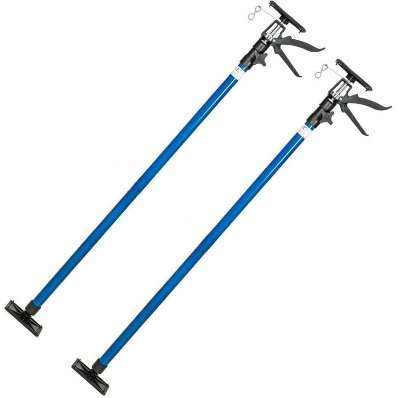 foto del prodotto 2 x puntelli telescopici aste di supporto traverse a soffitto set 115 290 cm 30 kg