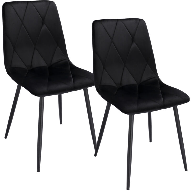 foto del prodotto 2 x sedia piado nera set di gambe viti 