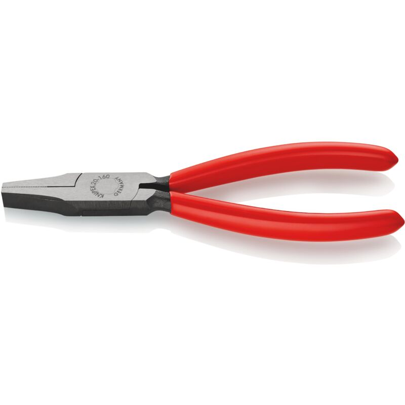 foto del prodotto 20 01 160 pinza per meccanica a becchi piatti diritti rivestiti in resina sintetica bonderizzata nera 160 mm