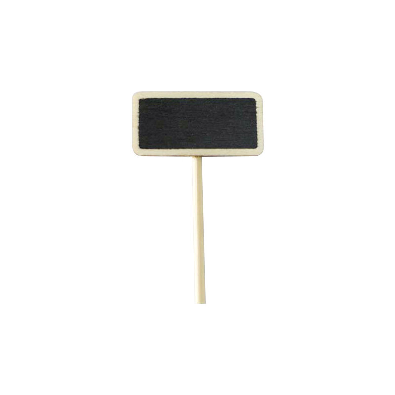 foto del prodotto 20 blackboard plug in bonsai plug in card bamboo sign writing board diy flowerpot decoration micro landscape accessori altezza 6.5cm larghezza 4cm