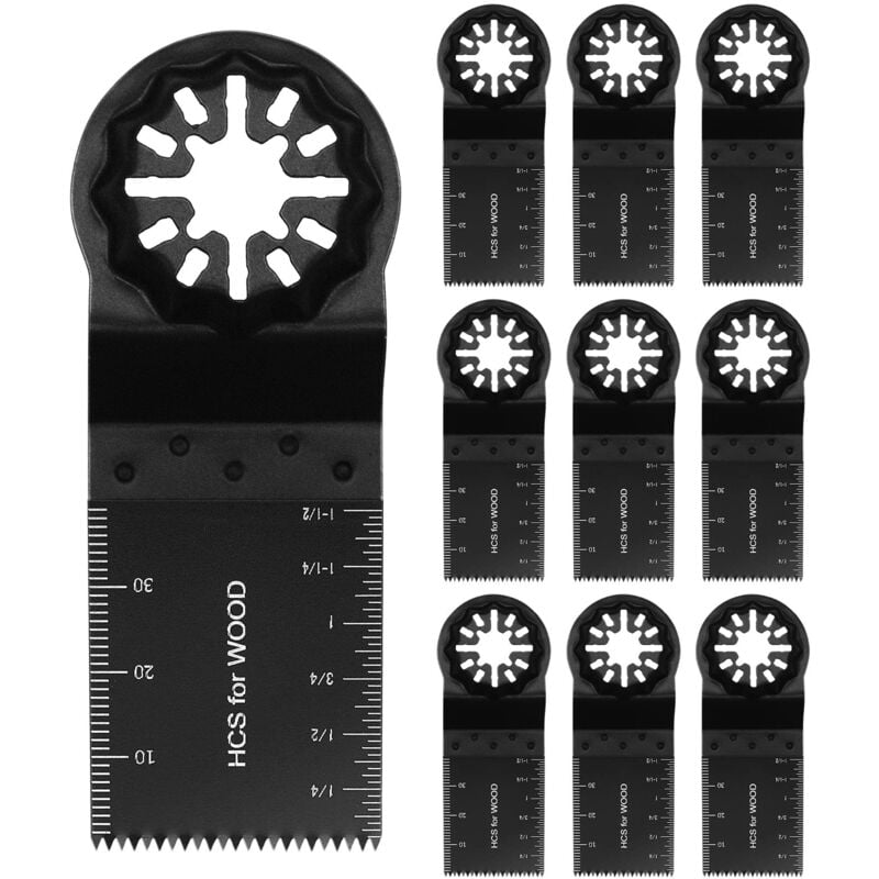 foto del prodotto 20 lame per seghe oscillanti da 34 mm per bosch, fein, makita, ecc.