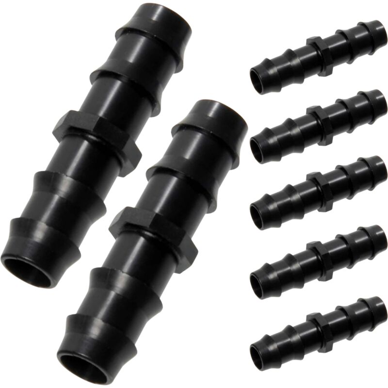 foto del prodotto 20 manicotto portagomma, raccordo giunto per tubi e sistemi di irrigazione a goccia, 20 mm