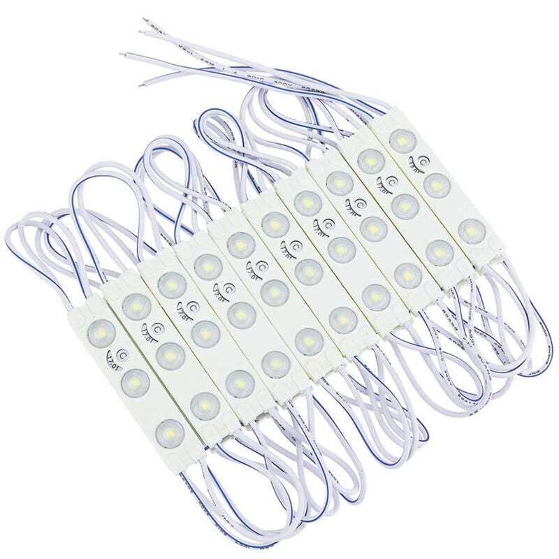foto del prodotto 20 moduli a led impermeabili ip65 0.72w dc12v - bianco del giorno 7000k