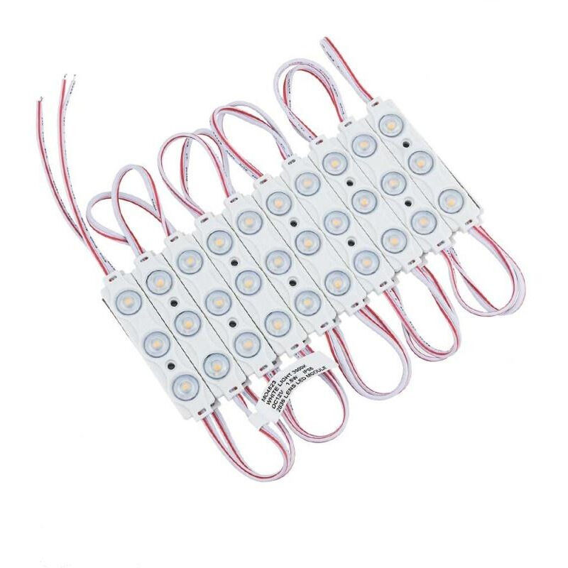 foto del prodotto 20 moduli led impermeabili ip65 1,5w dc12v - 3000k bianco caldo
