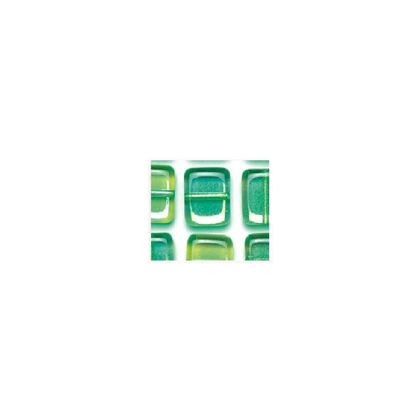 foto del prodotto 20 perle quadrate verde 8 mm gutermann