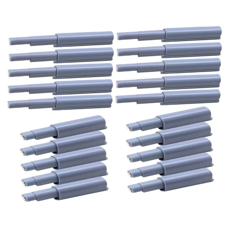 foto del prodotto 20 pezzi ammortizzatori magnetici a spinta, chiusure magnetiche per porte aprono e chiudono la porta con una spinta per il sistema di chiusura dei