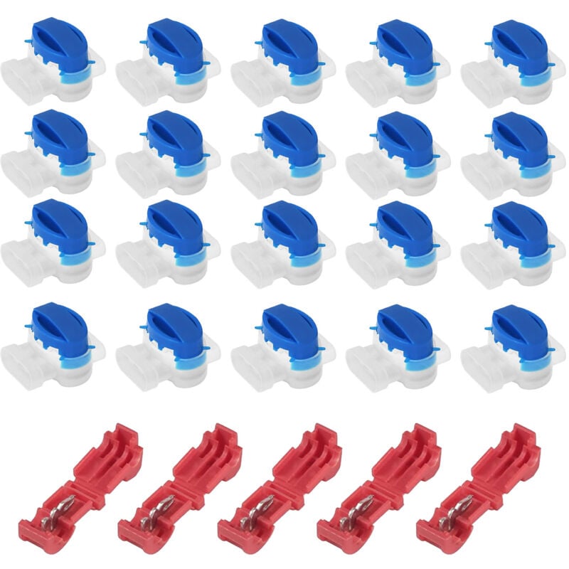 foto del prodotto 20 pezzi connettori per cavi per robot tosaerba, connettori per cavi riempiti di resina, connettori riempiti di gel per robot tosaerba automower da
