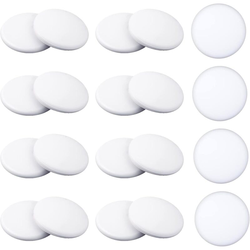 foto del prodotto 20 pezzi fermaporta protezione da parete adesivo riutilizzabile protezione paraurti protezioni da parete in silicone pomelli per porte assorbenti con