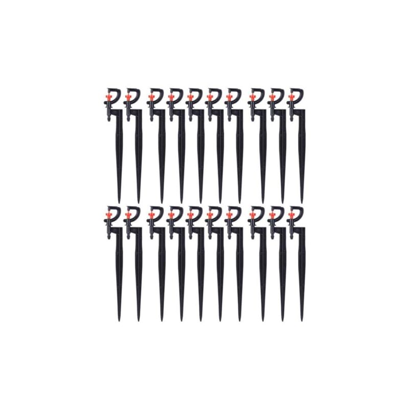foto del prodotto 20 pezzi g tipo 360 gradi rotante micro irrigatore irrigazione irrigatore