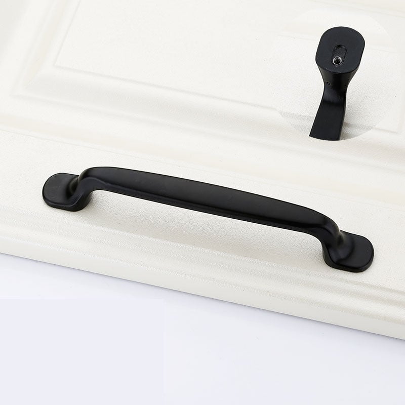 foto del prodotto 20 pezzi maniglia per porta della cucina mobili camera da letto nera maniglie per porte dell armadio da cucina maniglie per mobili con viti maniglia
